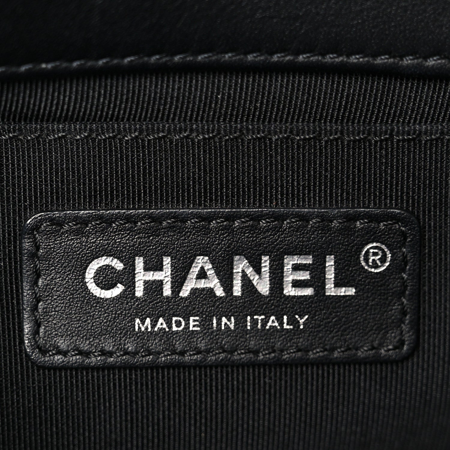 Lambskin Quilted Medium Boy Flap Black