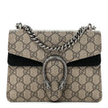 GG Supreme Monogram Mini Dionysus Shoulder Bag Black