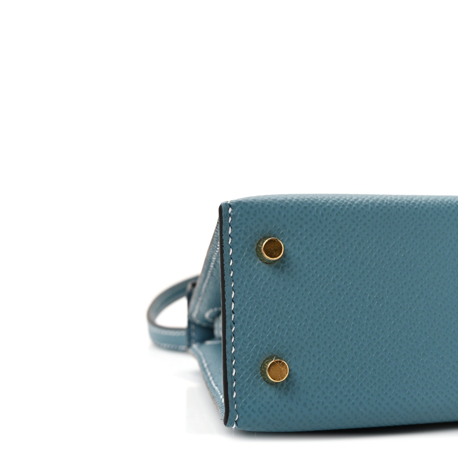 Epsom Mini Kelly Sellier 20 New Blue Jean
