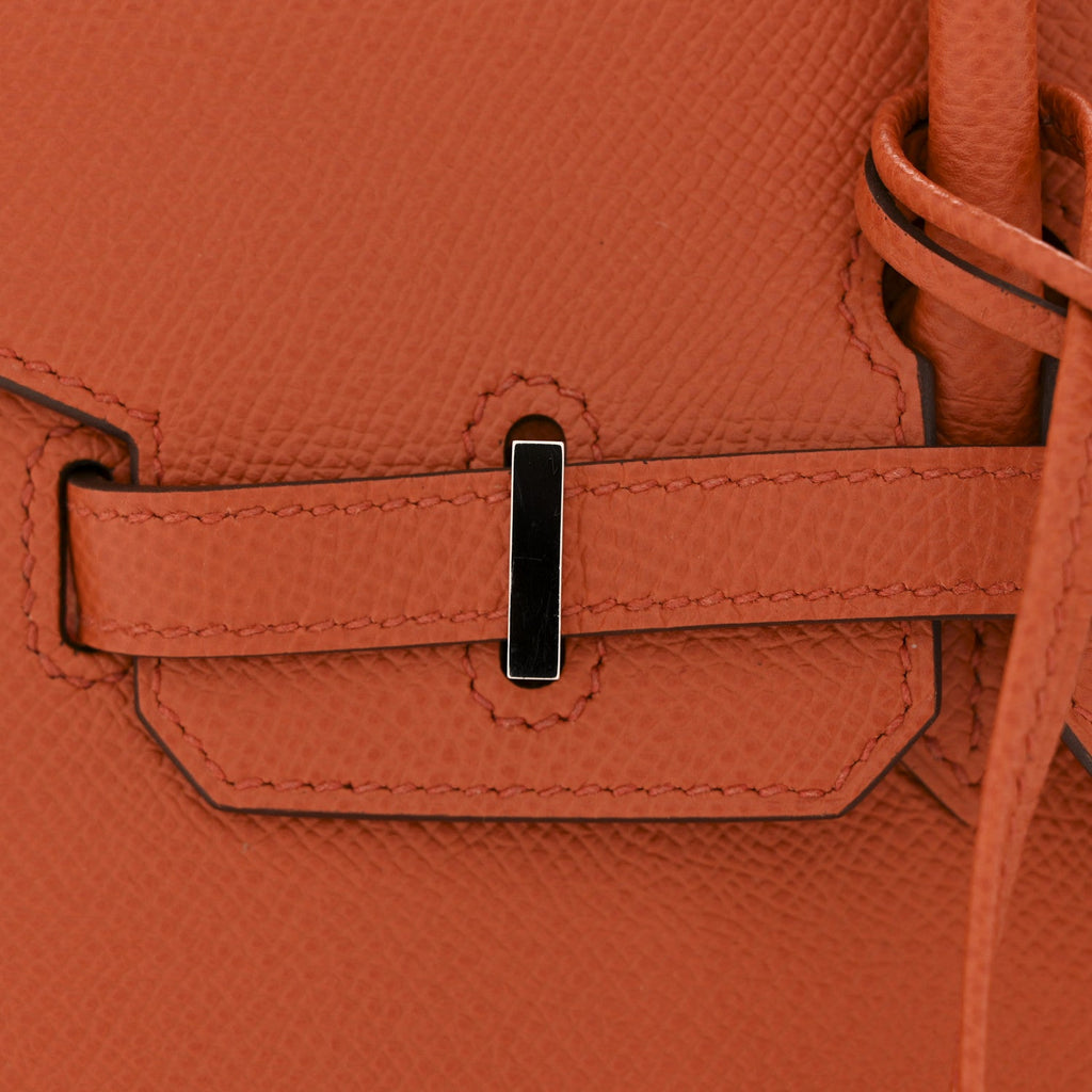 Epsom Birkin Sellier 25 Terre Battue