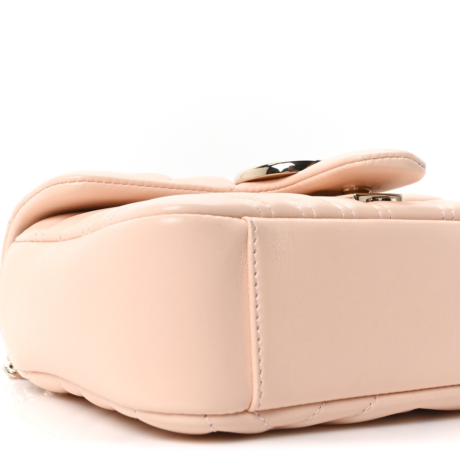 Lambskin Matelasse Small GG Marmont Shoulder Bag Millenial Pink