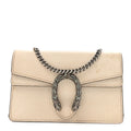 Dollar Calfskin Crystal Super Mini Dionysus Shoulder Bag Mystic White Black Diamond