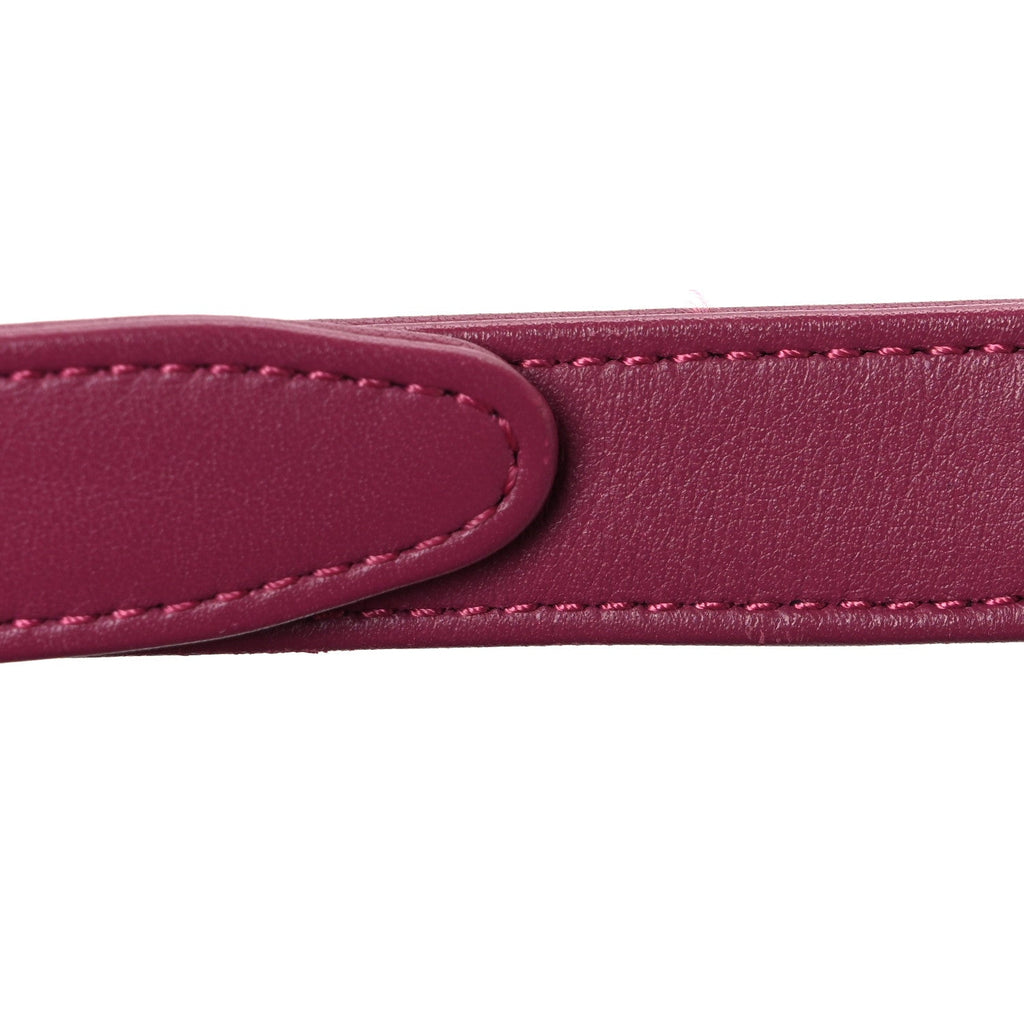 Lambskin Chevron Quilted Medium Boy Flap Dark Pink