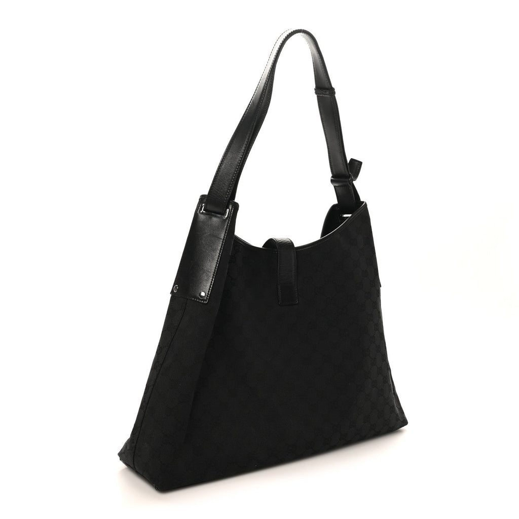 Monogram Large Jackie O Hobo Black