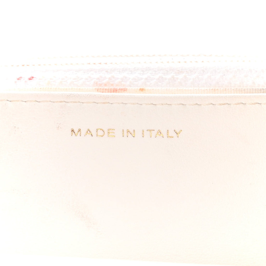 Shiny Crumpled Calfskin Quilted Chanel 19 Wallet On Chain WOC White