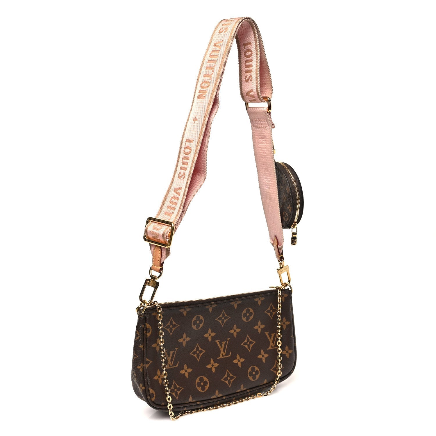 Monogram Multi Pochette Accessories Rose Clair