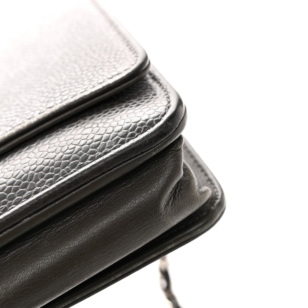 Caviar Timeless CC Wallet on Chain WOC Grey