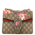 GG Supreme Monogram Blooms Mini Dionysus Shoulder Bag Beige Multicolor Dry Rose