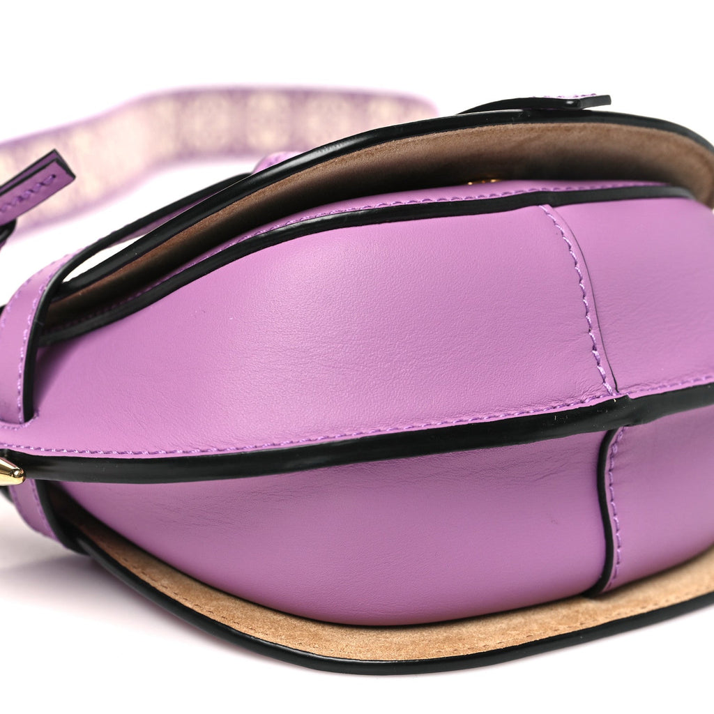 Calfskin Jacquard Mini Gate Dual Bag Guimauve