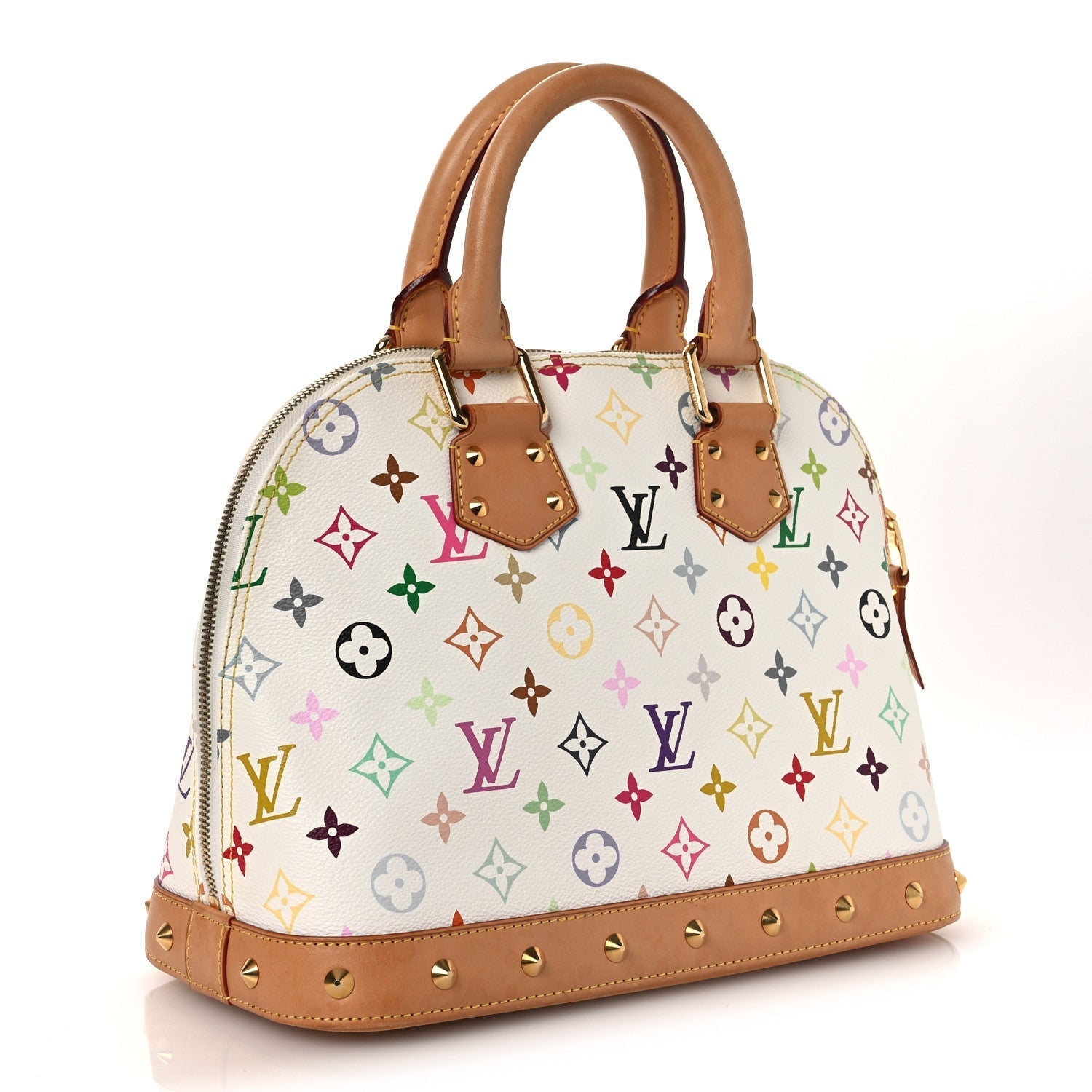 Monogram Multicolor Alma PM White