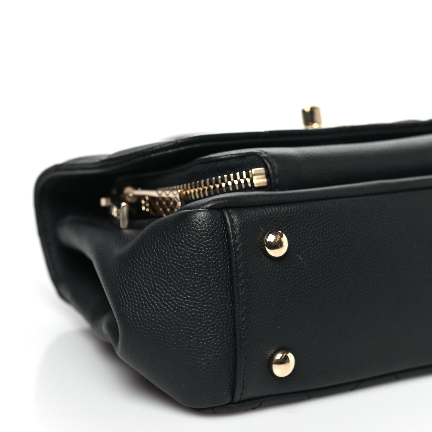 Caviar Quilted Small Business Affinity Flap Black