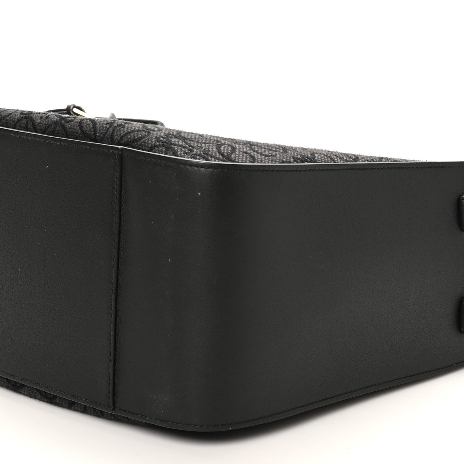 Jacquard Anagram Calfskin Small Hammock Shoulder Bag Black Charcoal