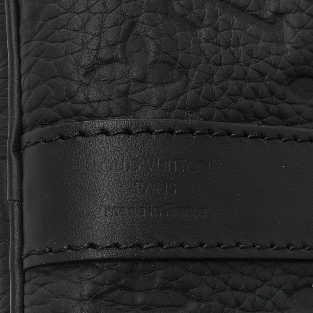 Monogram Taurillon Keepall Bandouliere 35 Black