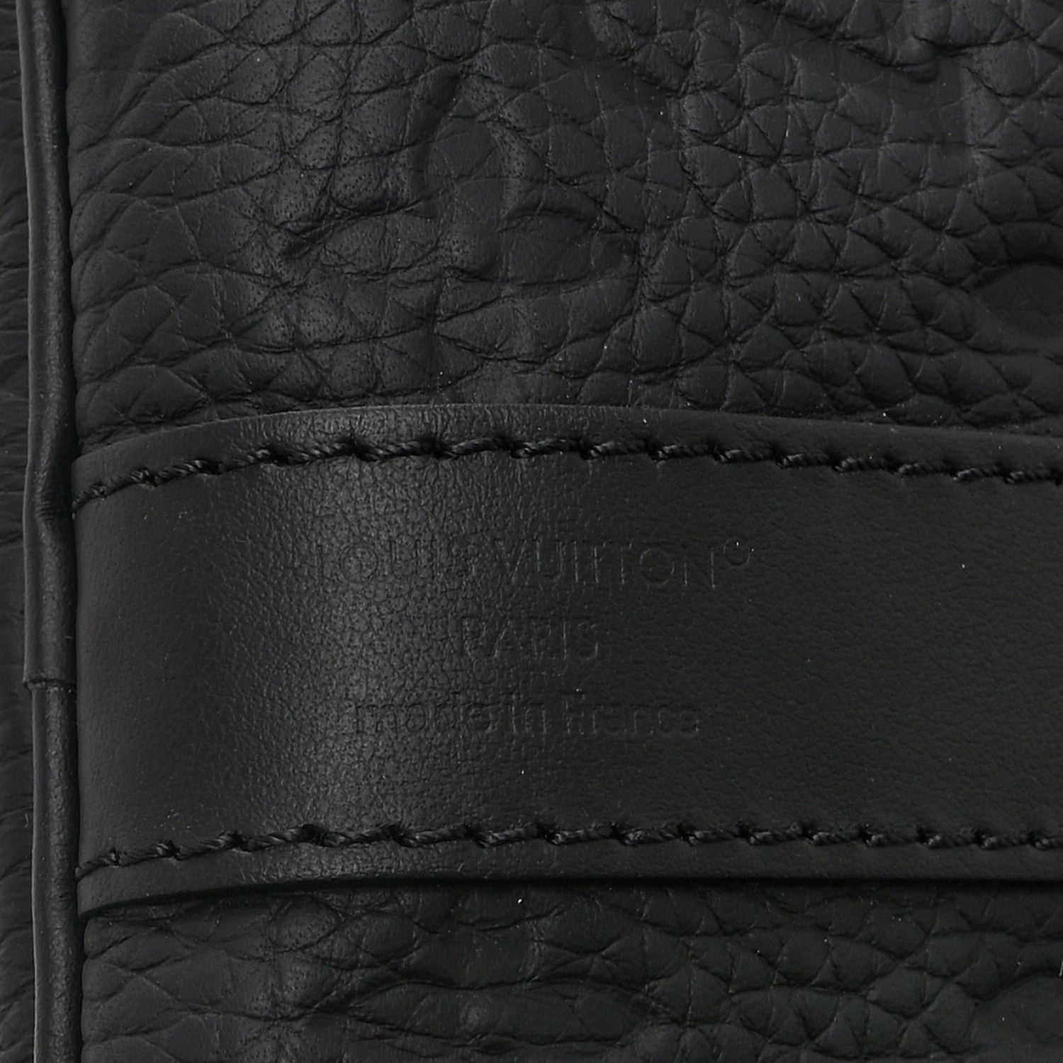 Monogram Taurillon Keepall Bandouliere 35 Black