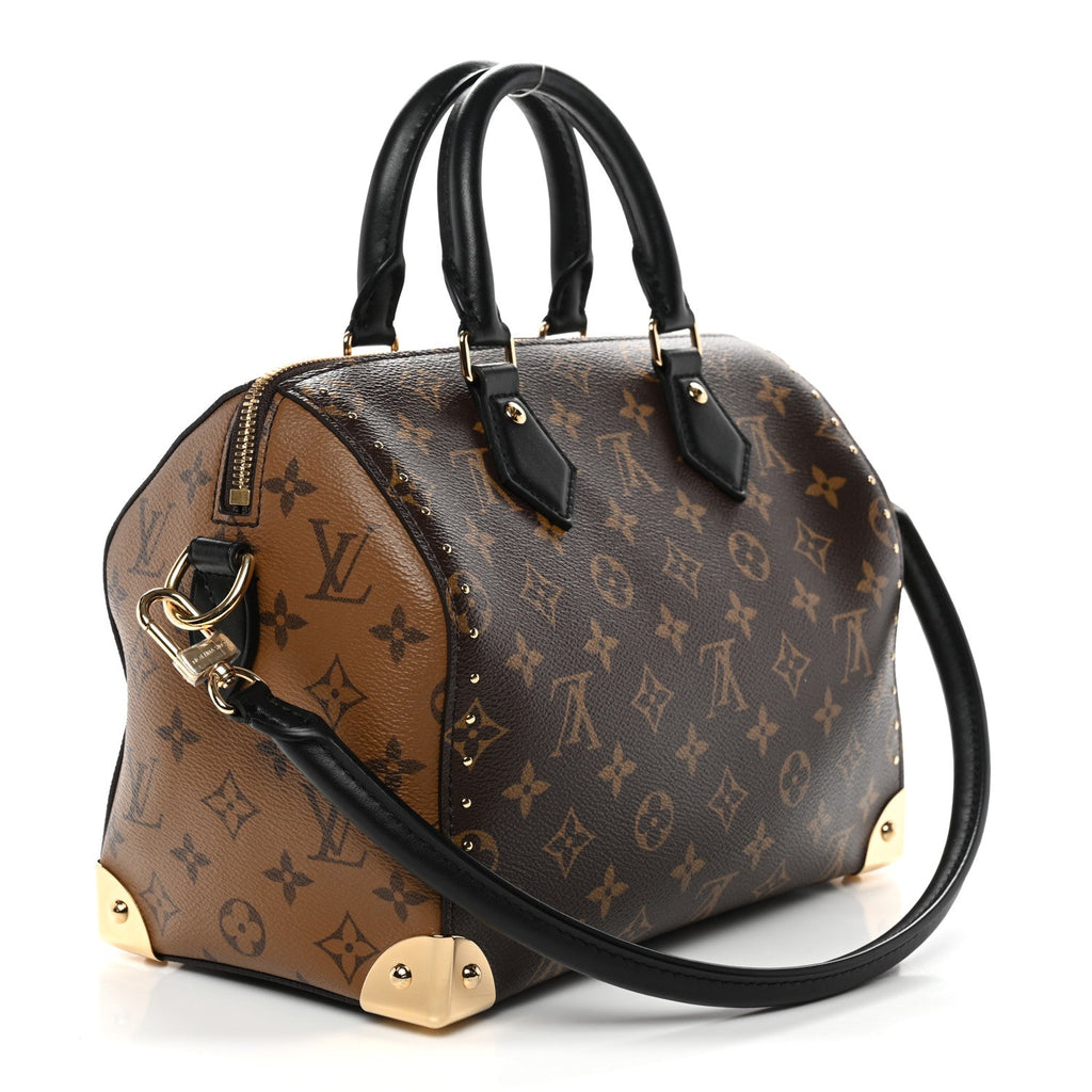 Reverse Monogram Speedy Trunk 25