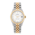 Stainless Steel 18K Yellow Gold 31mm Oyster Perpetual Datejust Watch White Roman 278273