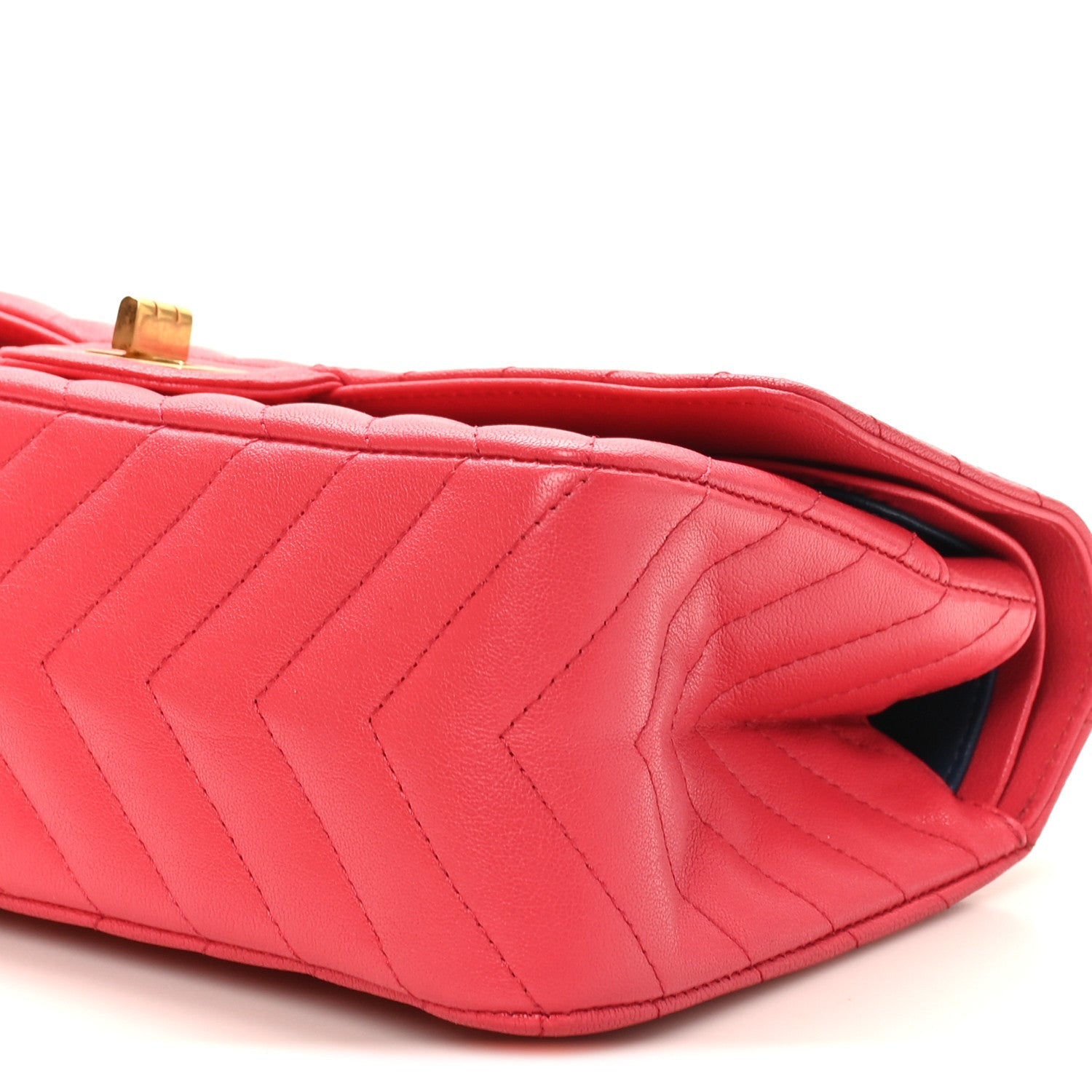 Sheepskin Chevron Quilted 2.55 Reissue 225 Flap Dark Pink