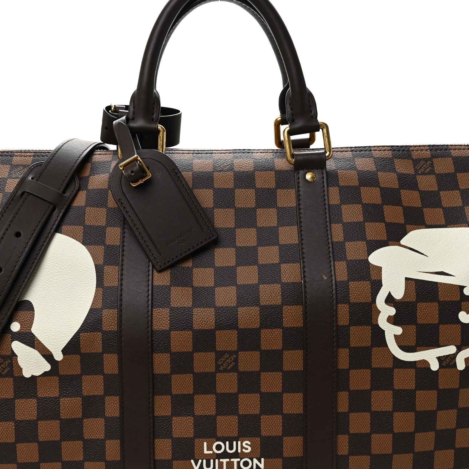 X NIGO Damier Phriendship Keepall Bandouliere 50