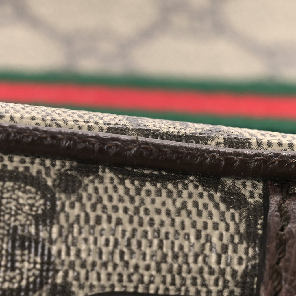 GG Supreme Monogram Web Mini Ophidia Messenger Brown