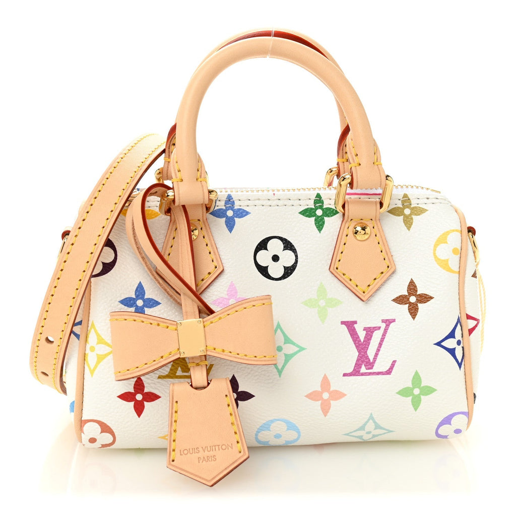 LV X TM Monogram Multicolor Nano Speedy White