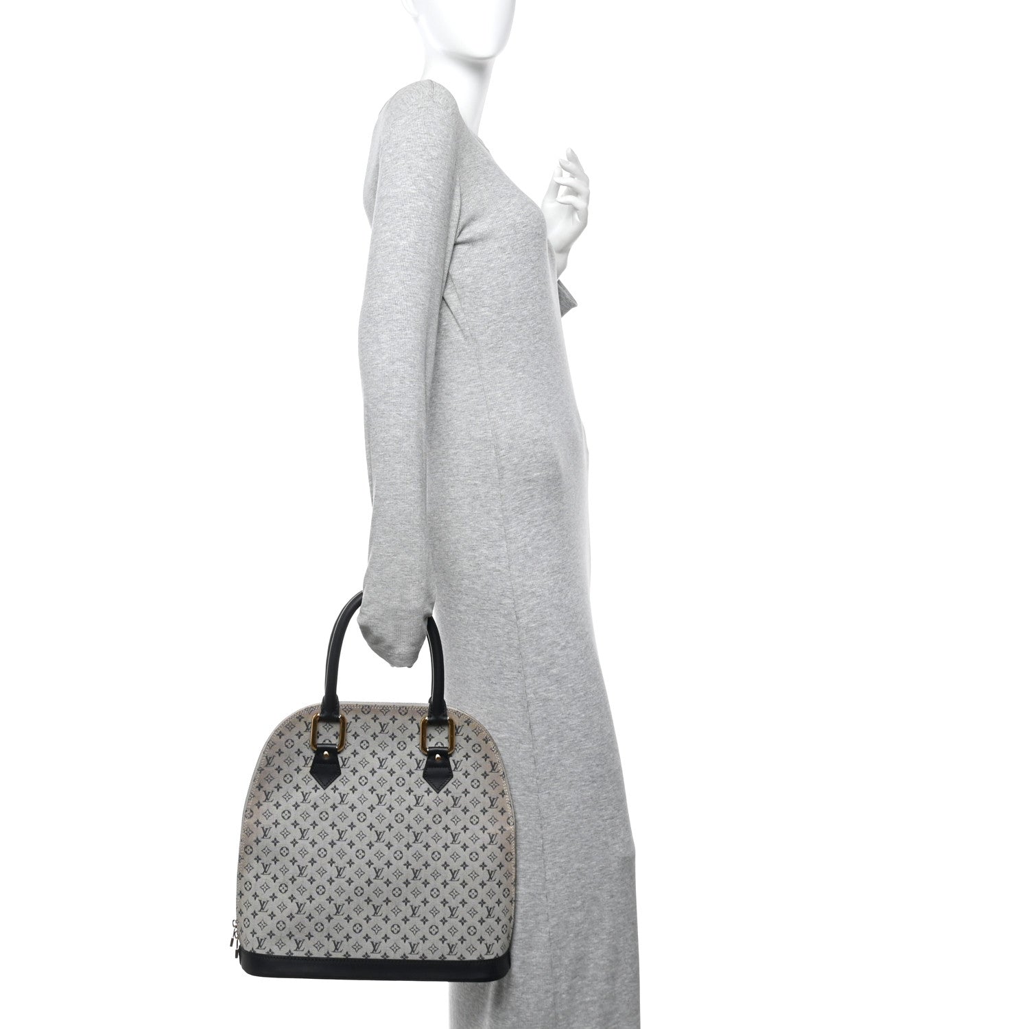 Mini Monogram Alma Haut Tote Blue