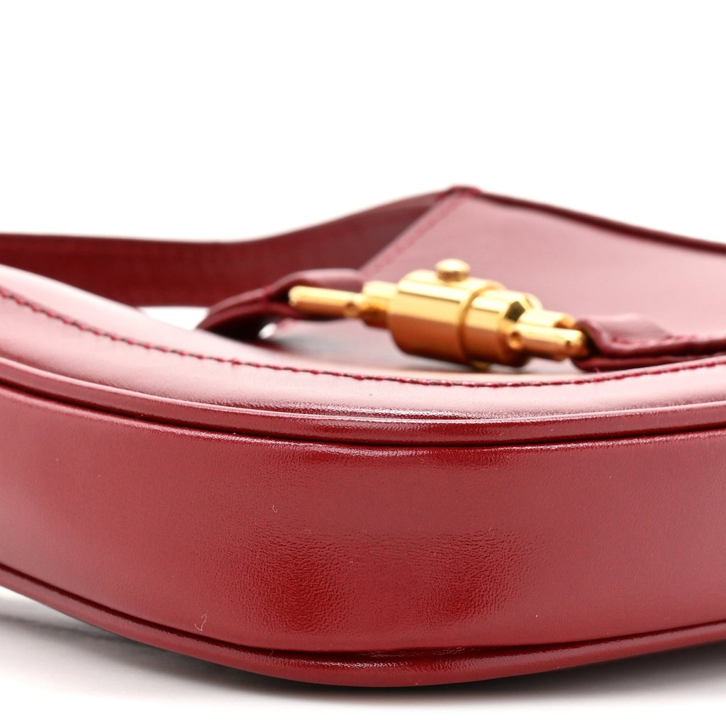 Boarded Dyana Lux Calfskin Mini Jackie 1961 Hobo New Cherry Red