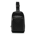 Guccissima Sling Backpack Black