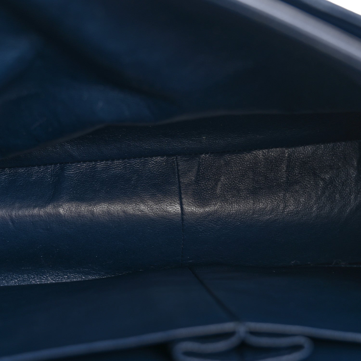 Caviar Quilted Maxi Double Flap Navy Blue
