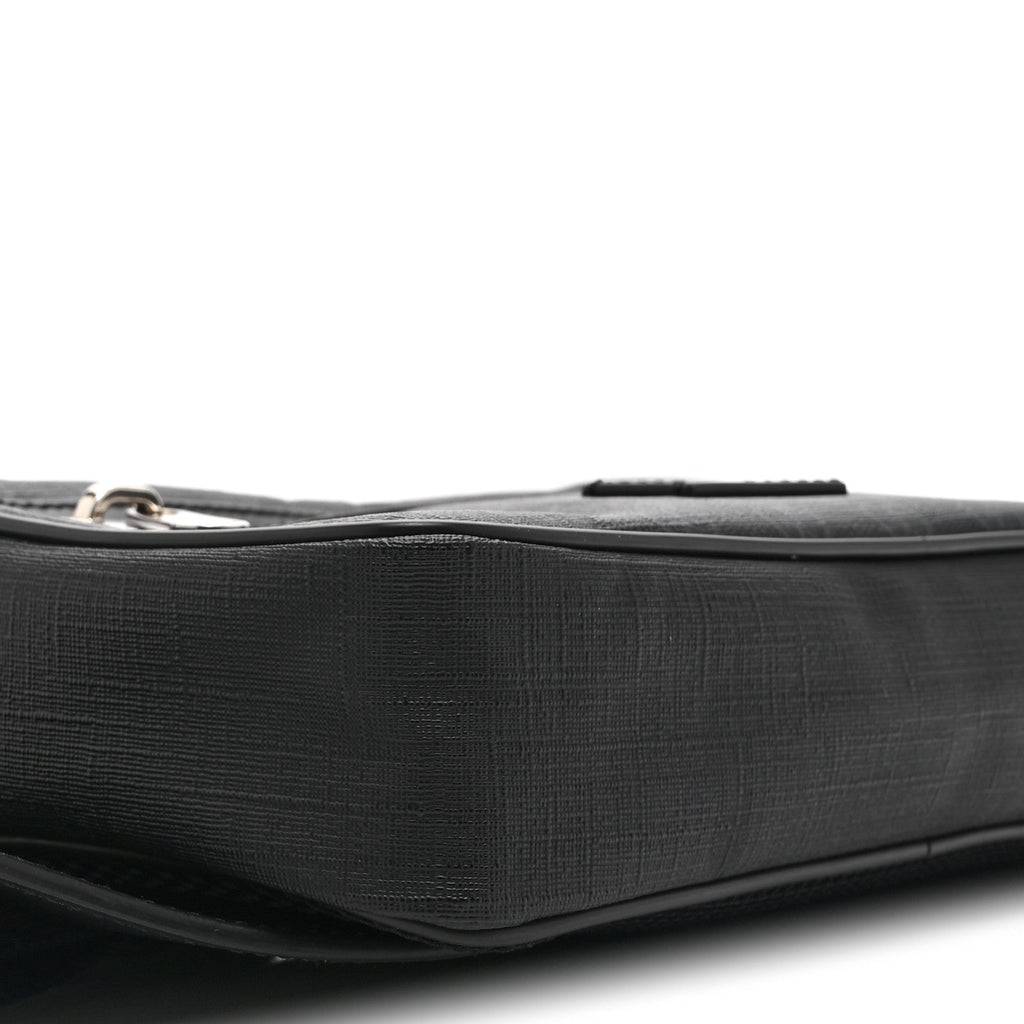 Soft GG Supreme Monogram Web Belt Bag Black Grey