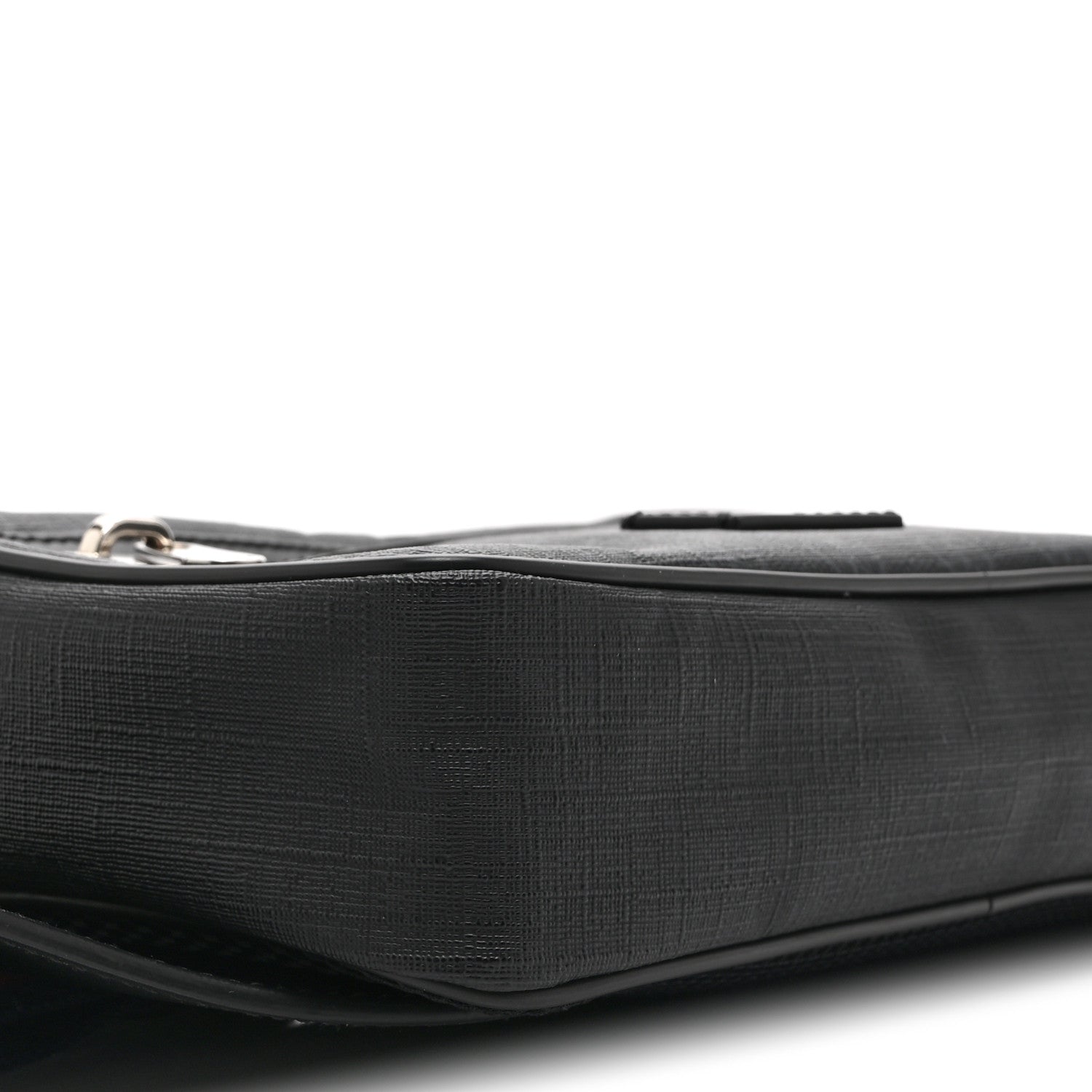 Soft GG Supreme Monogram Web Belt Bag Black Grey