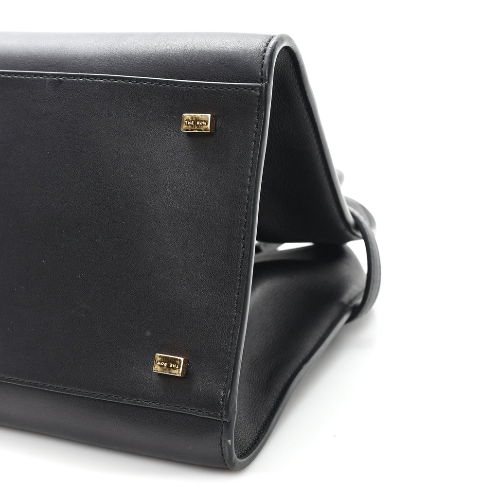 Polished Saddle Calfskin Soft Margaux 12 Black