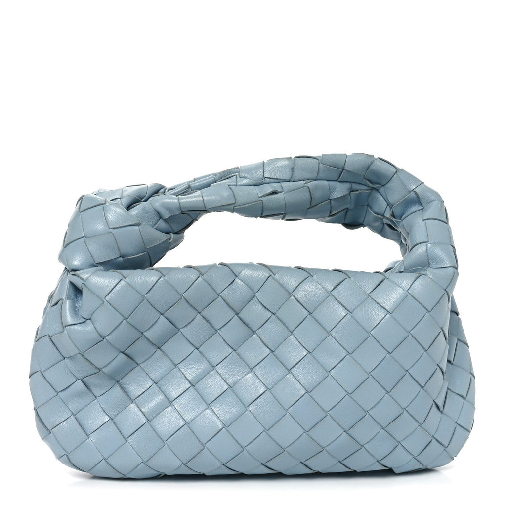 Nappa Intrecciato Mini Jodie Teal Washed