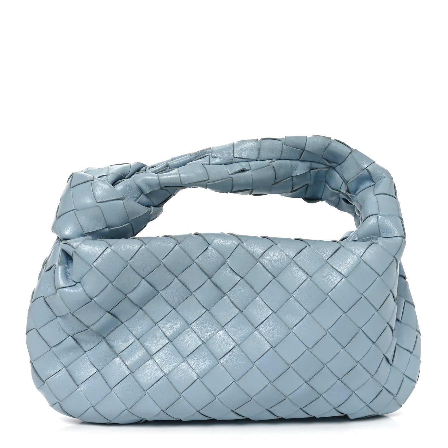 Nappa Intrecciato Mini Jodie Teal Washed