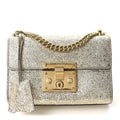 Galassia Small Padlock Shoulder Bag Platino