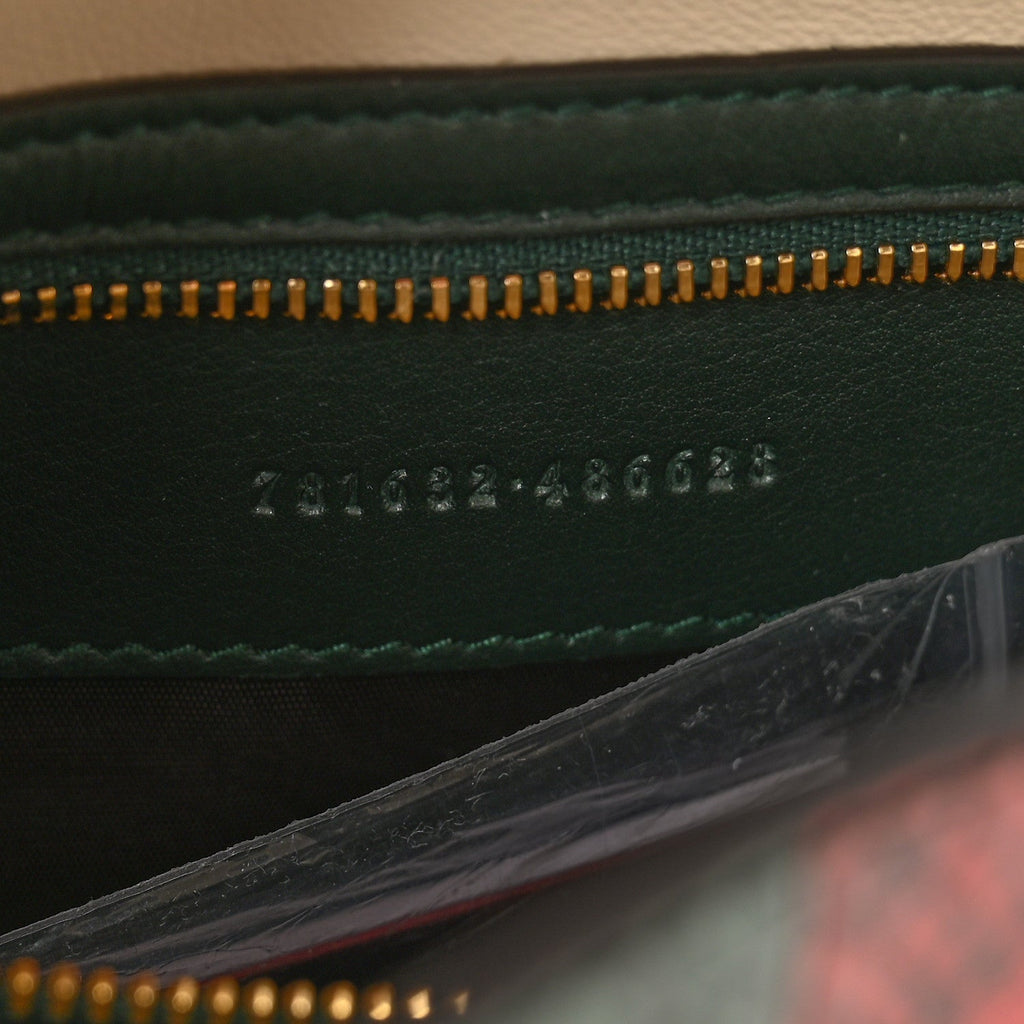 Snakeskin Web Small Jackie 1961 Hobo Green