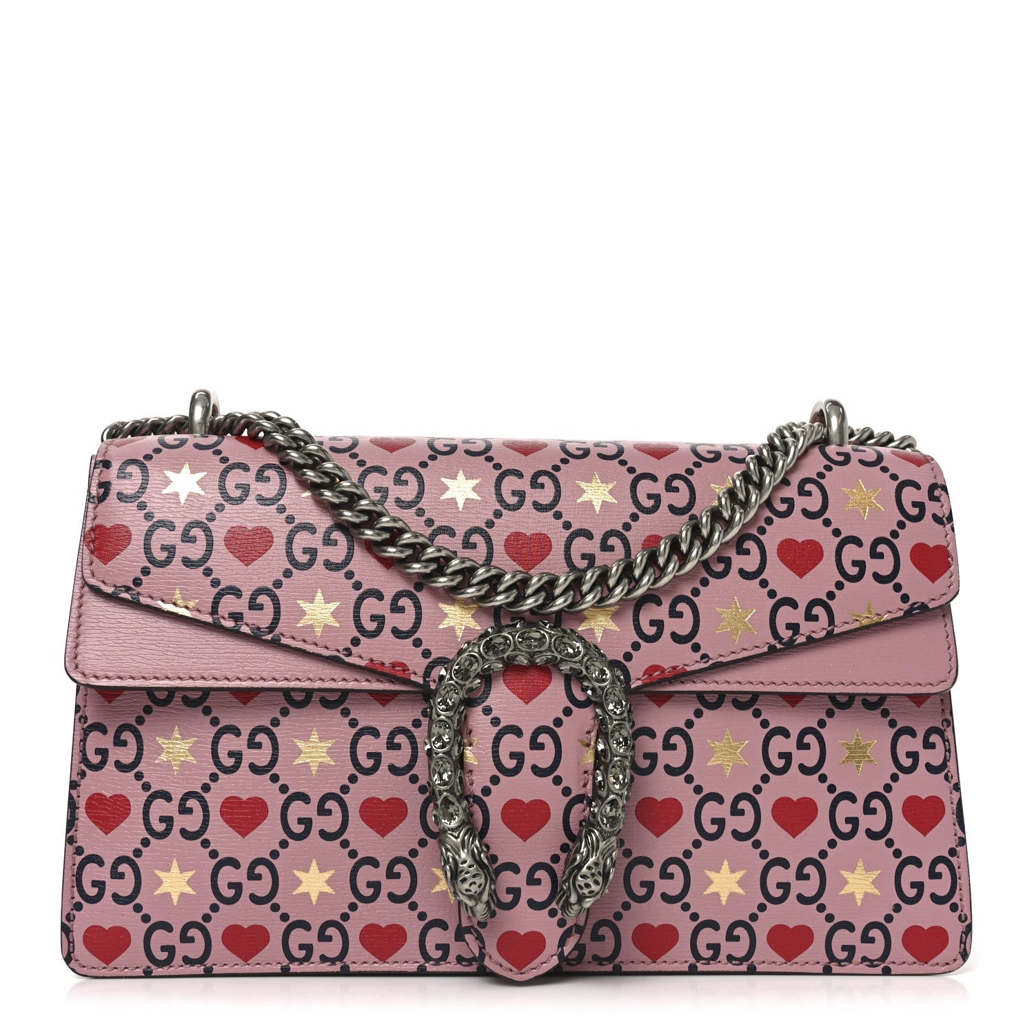 Calfskin Valentine's Day Exclusive Small Dionysus Bag Pink