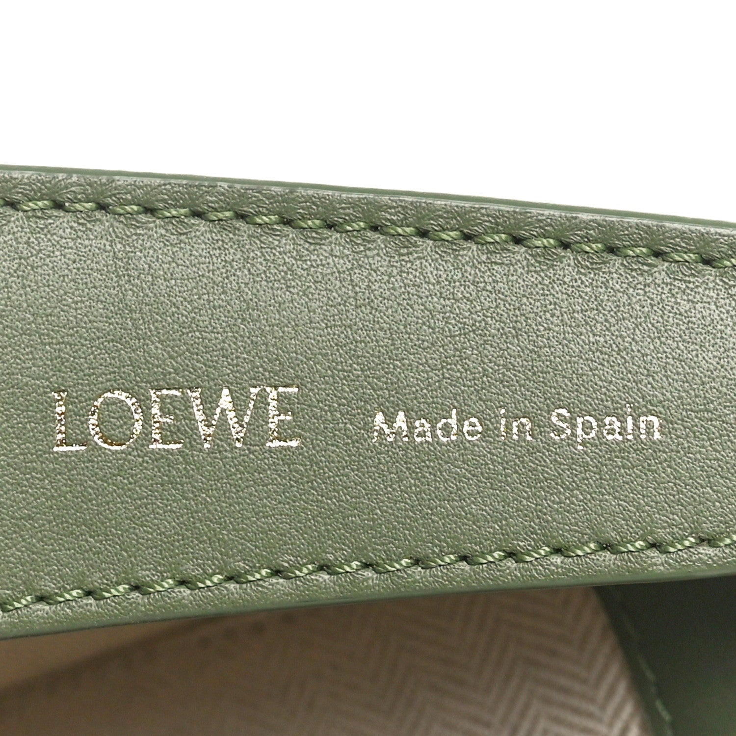 Jacquard Anagram Calfskin Luna Bag Avocado