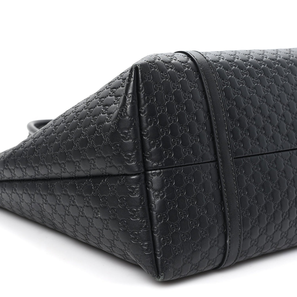 Microguccissima Medium Joy Tote Black