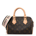 Monogram Speedy Bandouliere 20 Black