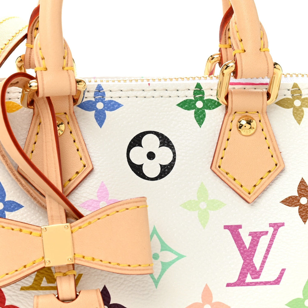 LV X TM Monogram Multicolor Nano Speedy White