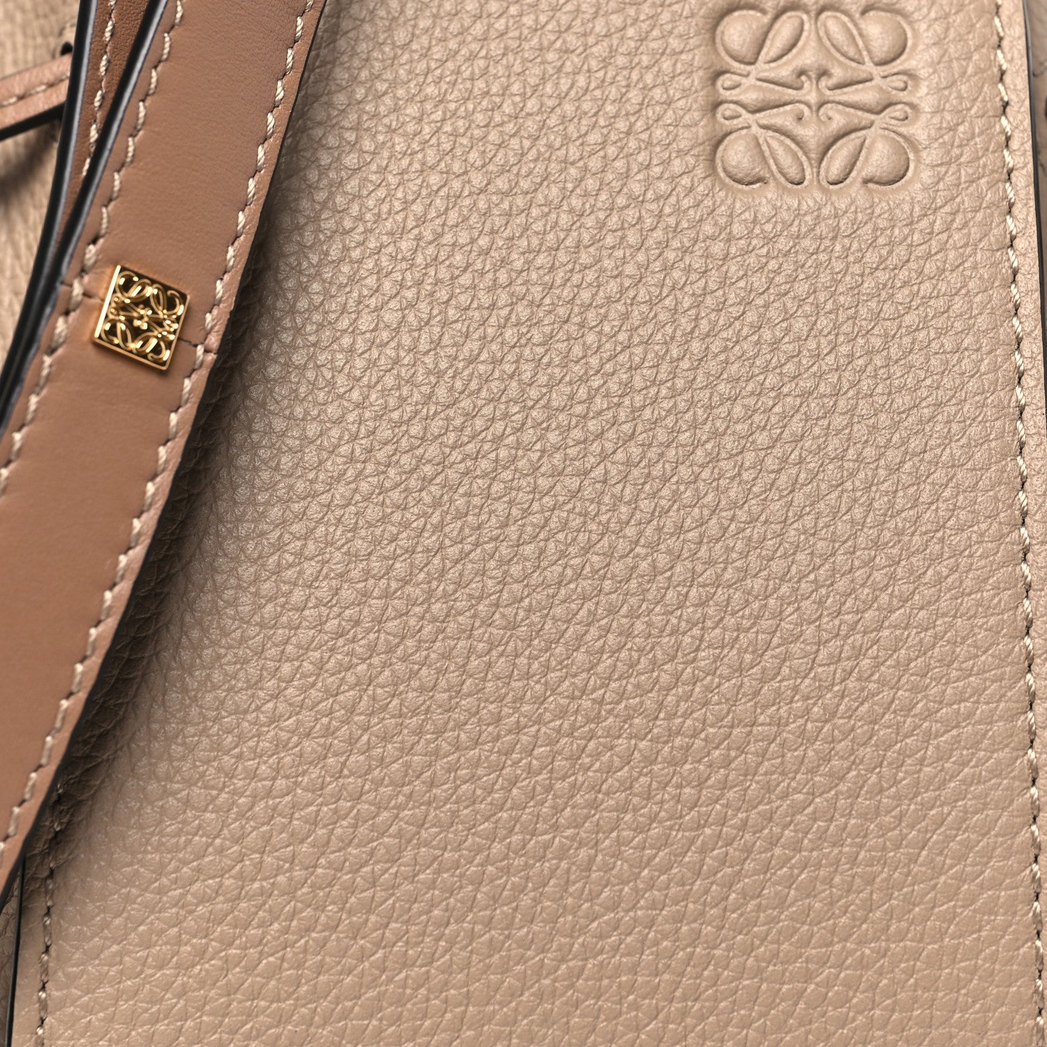 Calfskin Mini Hammock Shoulder Bag Sand Mink