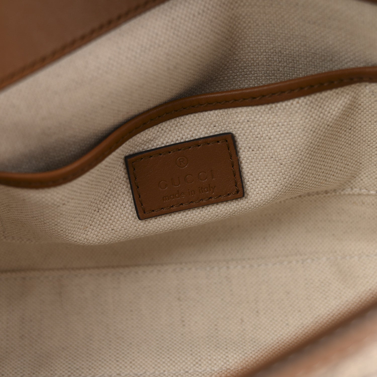 GG Supreme Monogram Duomo Lux Horsebit 1955 Soft Small Shoulder Bag Beige Ebony Sundial