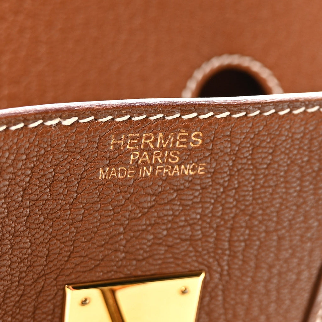 Chevre de Coromandel HAC Birkin 36 Gold