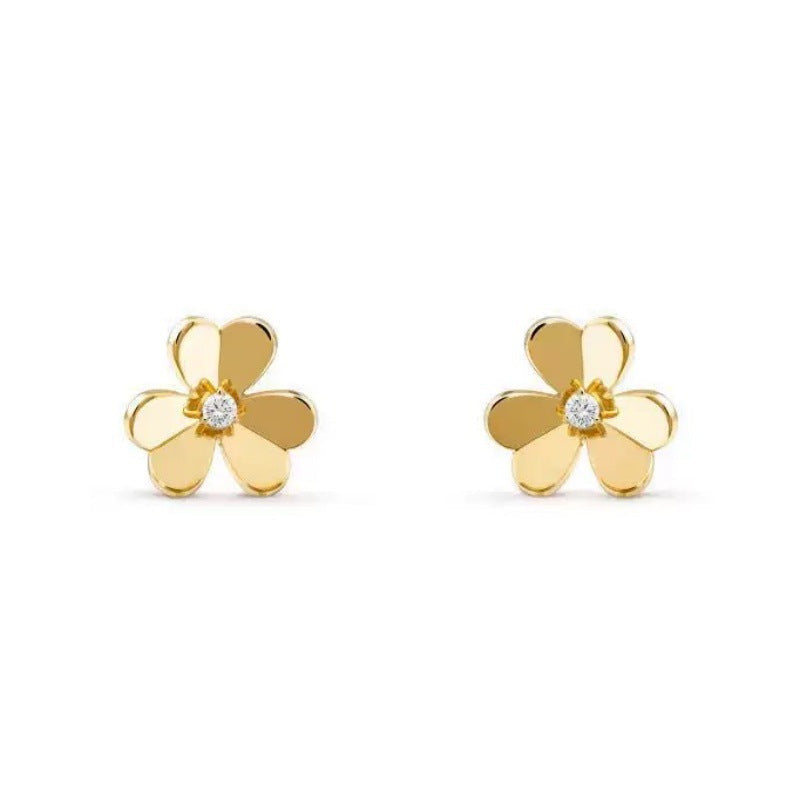 VCA Three Leaf Flower Necklace Bracelet Ring