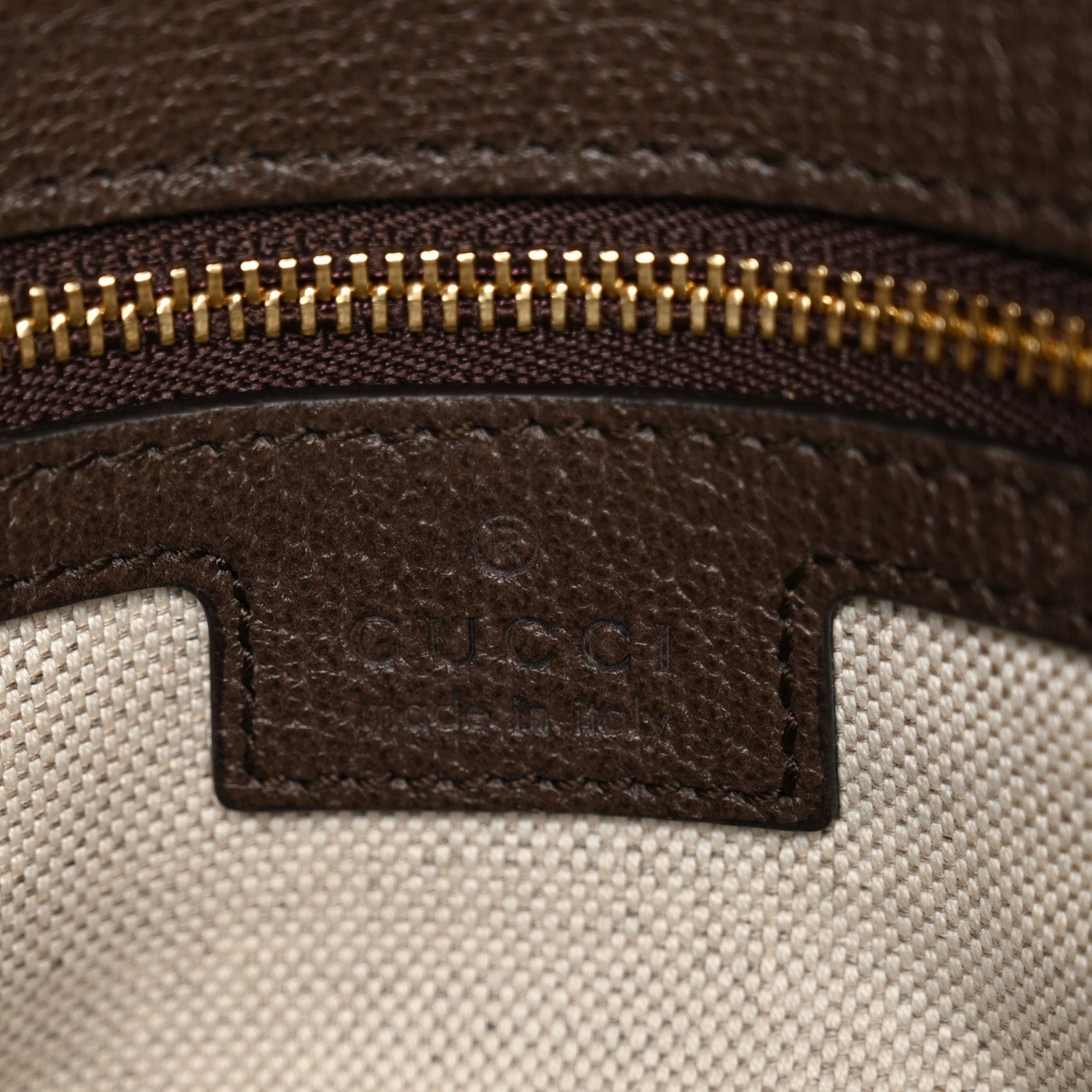 GG Supreme Monogram Textured Dollar Calfskin Blondie Chain Shoulder Flap Bag Beige Ebony New Acero