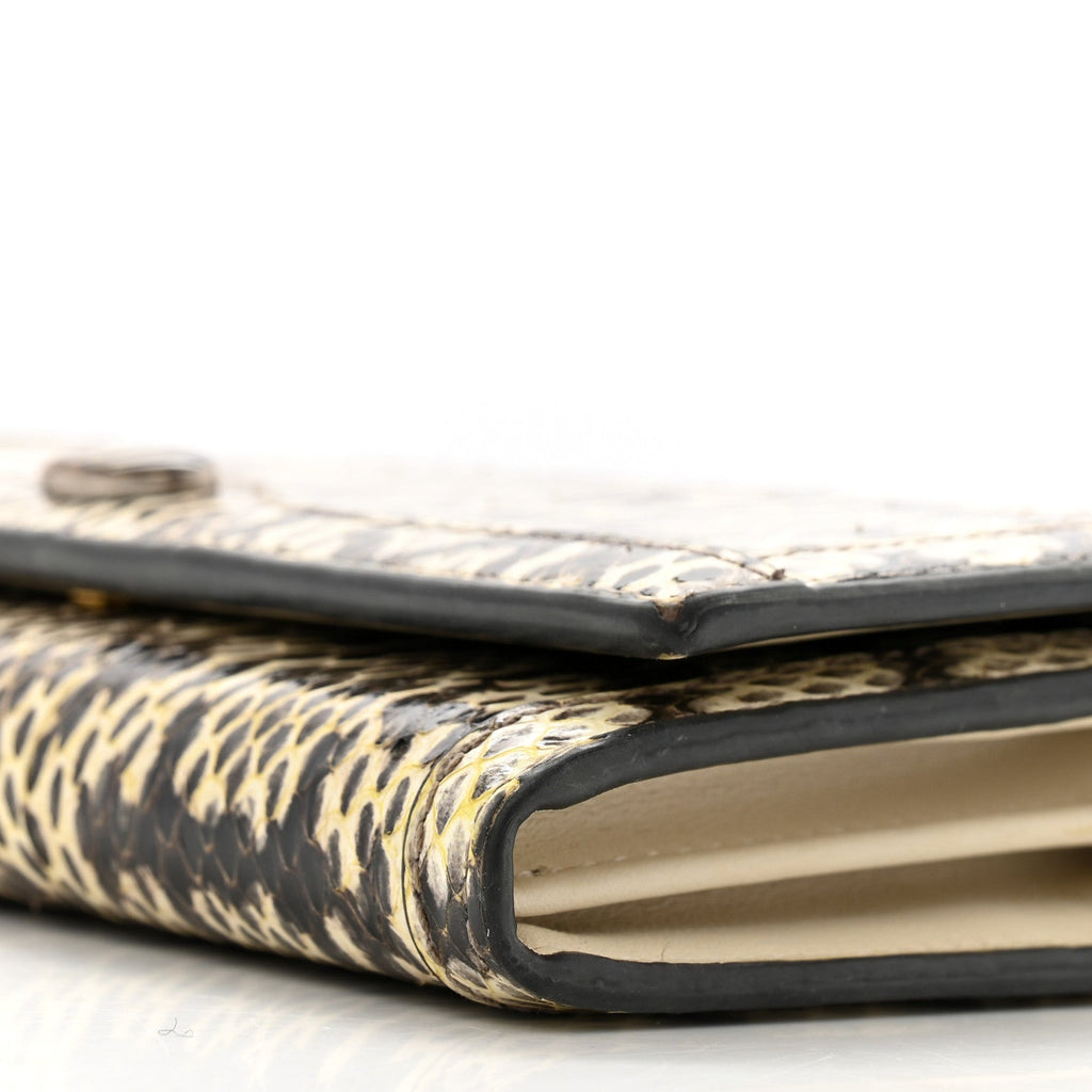 Snakeskin GG Ophidia Wallet On Chain Roccia
