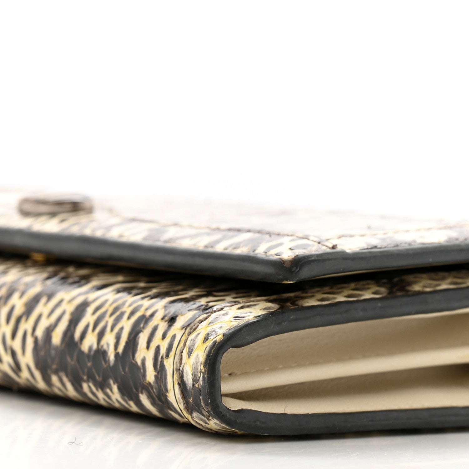 Snakeskin GG Ophidia Wallet On Chain Roccia