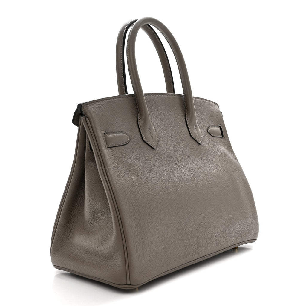 Taurillon Novillo Birkin 30 Gris Asphalte