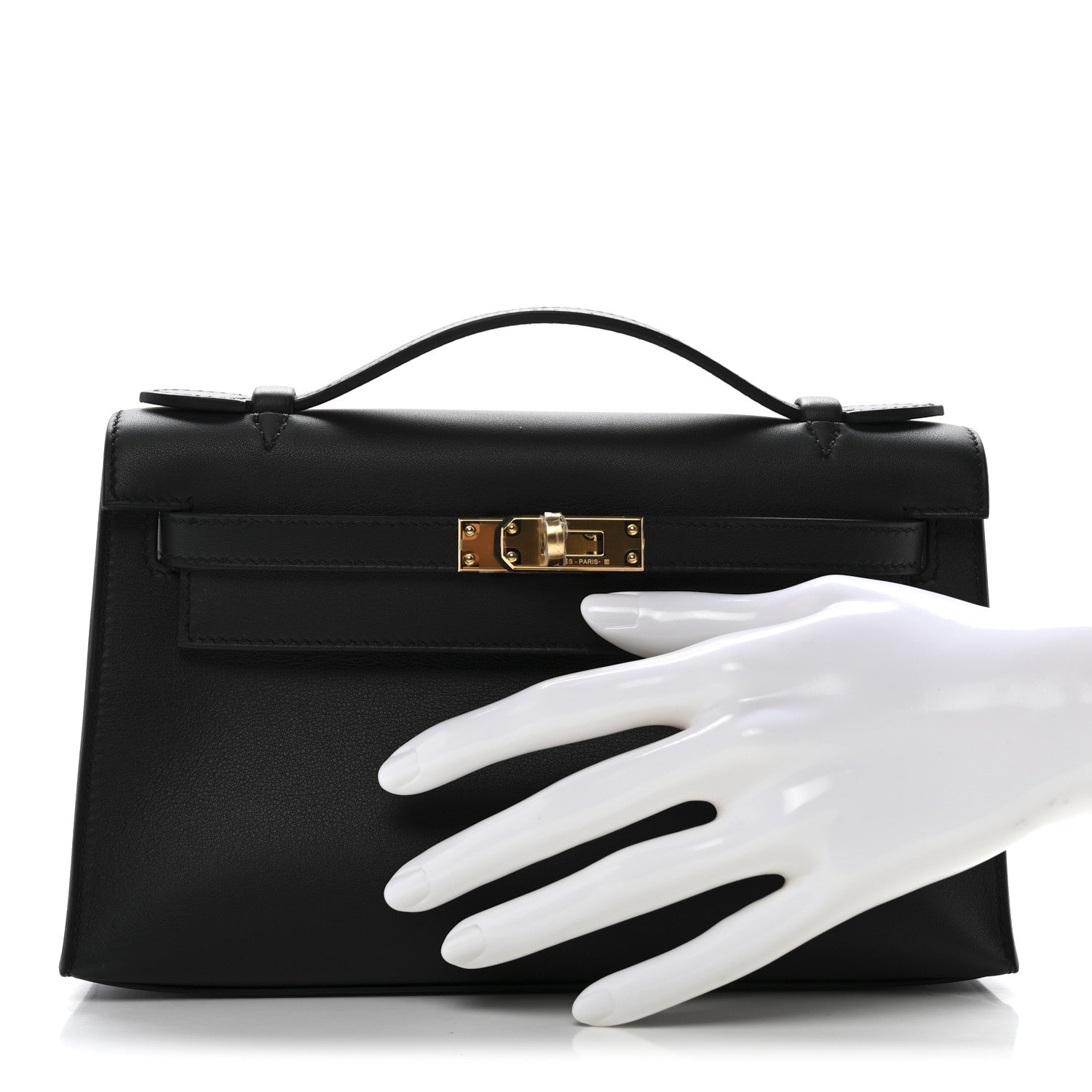 Swift Kelly Pochette Clutch Black