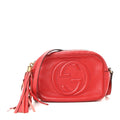 Pebbled Calfskin Small Soho Disco Bag Tabasco Red